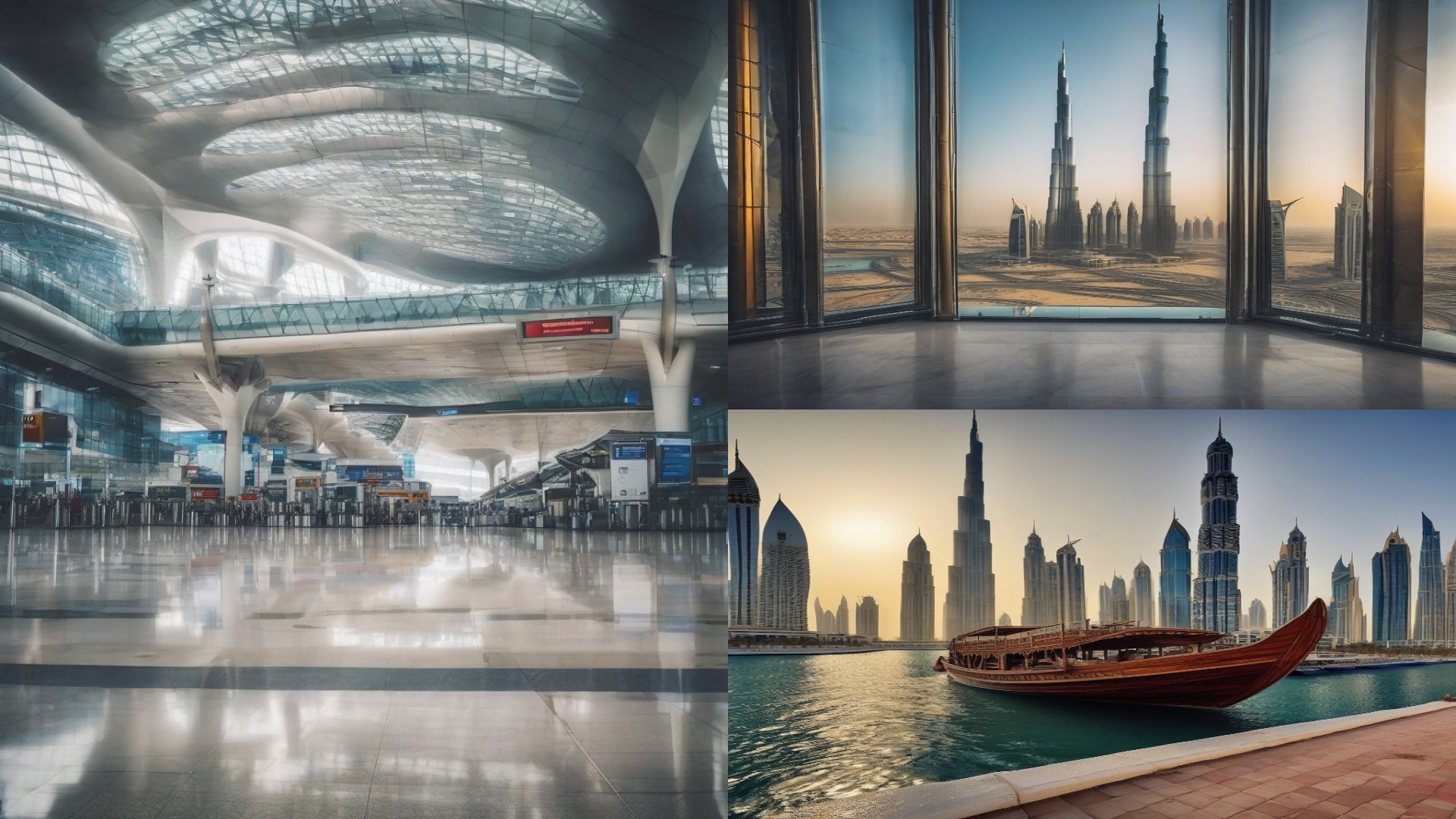 5D4N SIC DUBAI TRIO COMPO + DHOW CRUISE MARINA