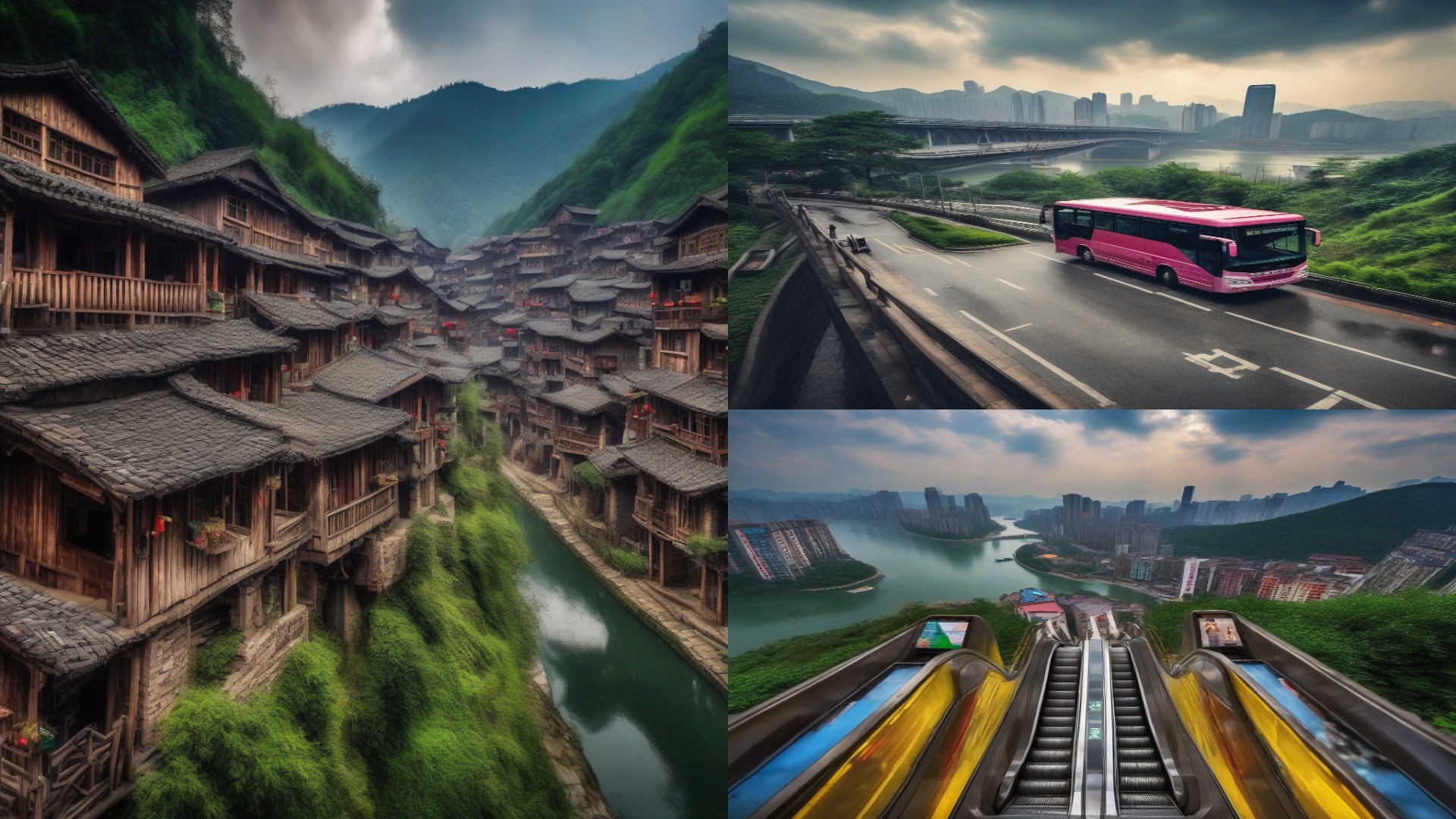 9D8N WONDERFUL CHINA CHONGQING WULONG GUIZHOU